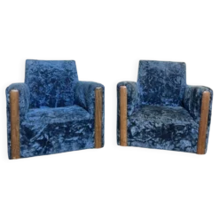Paire de fauteuils de maitrise