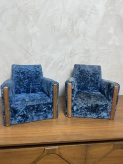 Paire de fauteuils de maitrise