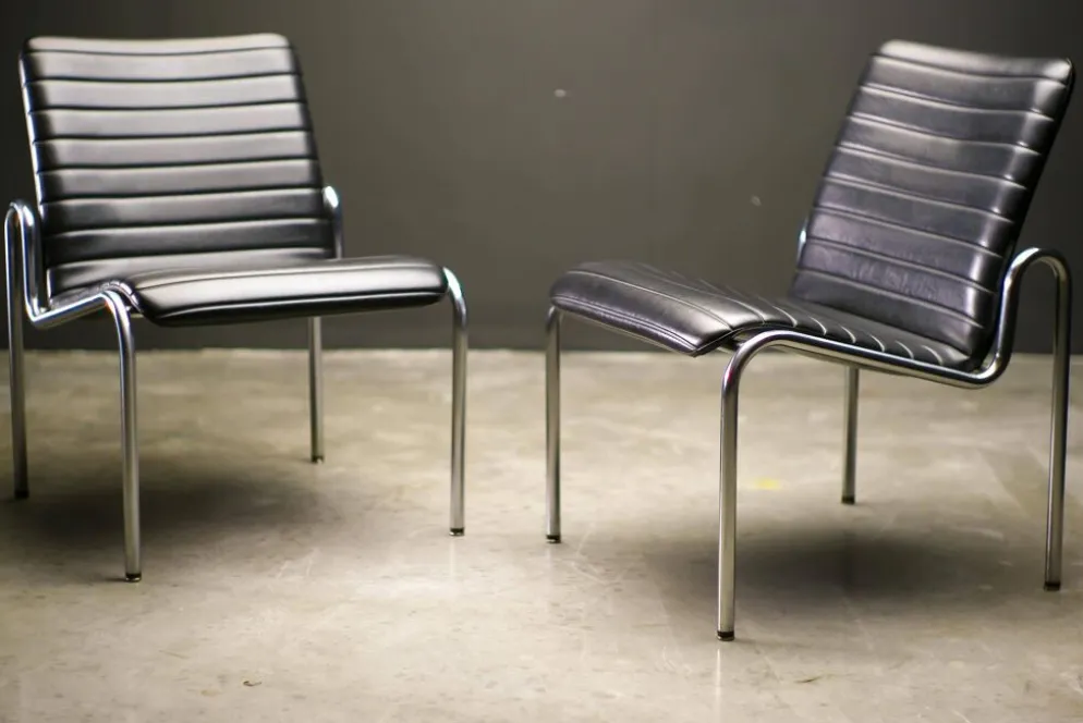 Paire de fauteuils modèle No 703 de Kho Liang Ie, 1968