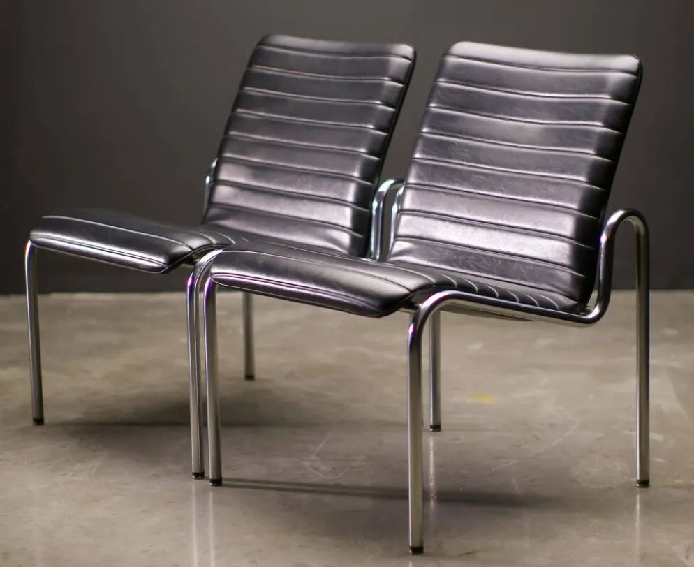 Paire de fauteuils modèle No 703 de Kho Liang Ie, 1968