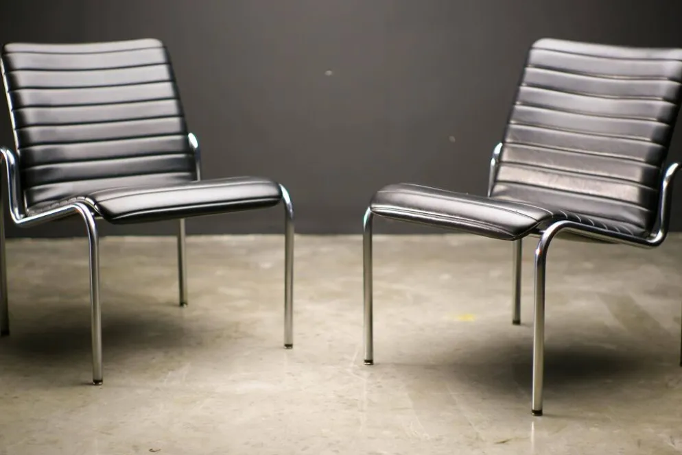 Paire de fauteuils modèle No 703 de Kho Liang Ie, 1968