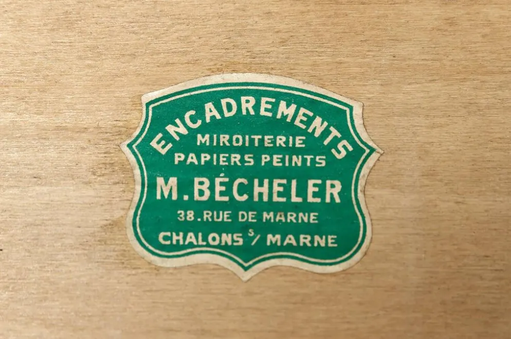 Paire de grandes tapisseries brodées Art Déco, décor de chasse/mythe, 1930