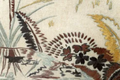 Paire de grandes tapisseries brodées Art Déco, décor de chasse/mythe, 1930