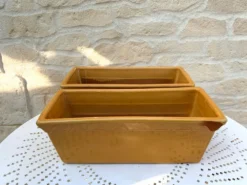 Paire de jardinières en céramique émaillée SILMA Italie - Années 70