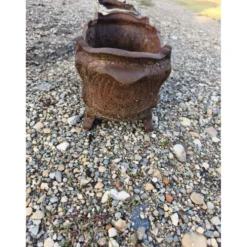 Paire de jardinières en fonte 1900 de Charleville - Mézières