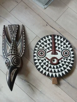 Paire de masques Africains/ Burkina