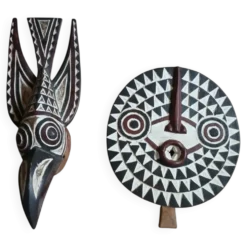Paire de masques Africains/ Burkina