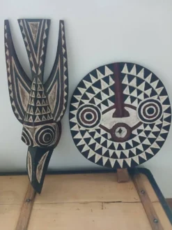 Paire de masques Africains/ Burkina