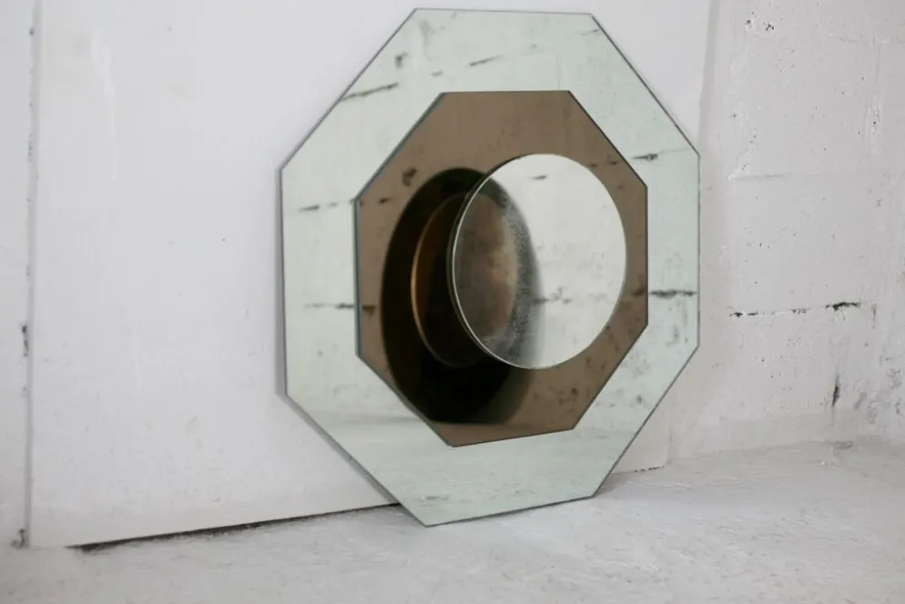 Paire de miroirs "cinétiques", France, circa 1970