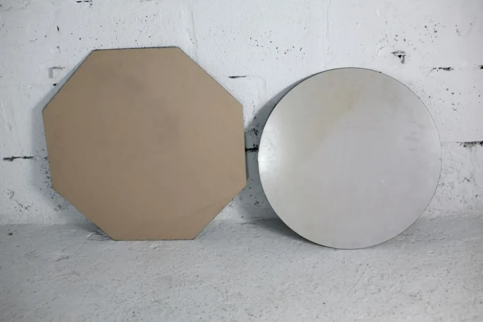Paire de miroirs "cinétiques", France, circa 1970