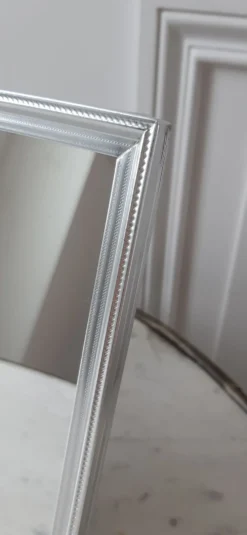 Paire de miroirs de barbier en aluminium