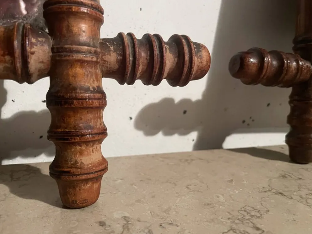 Paire de miroirs en bois, années 40