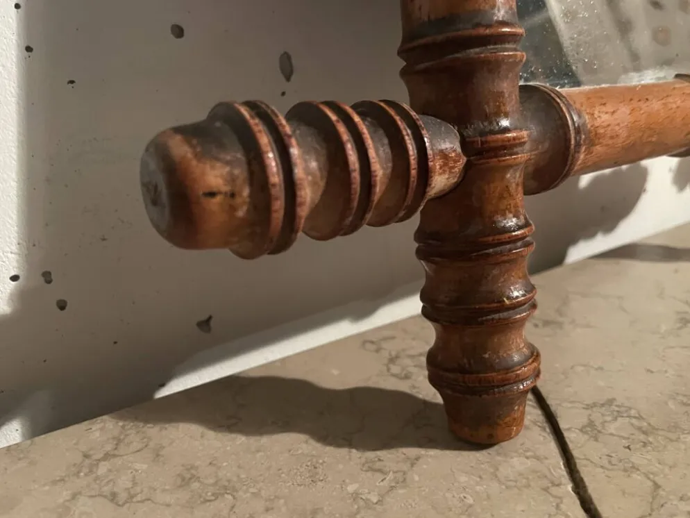 Paire de miroirs en bois, années 40