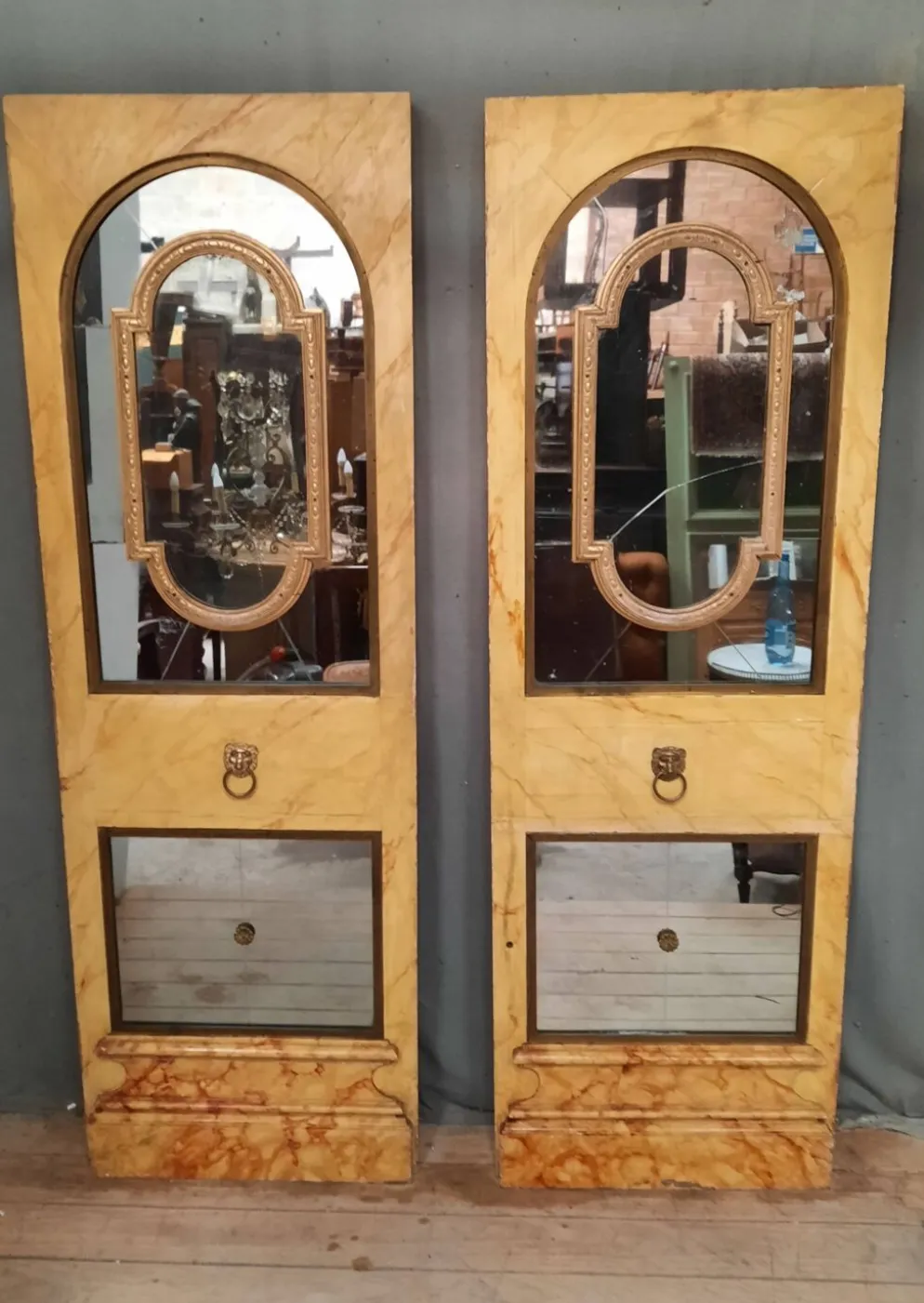 Paire de panneau en mirroir