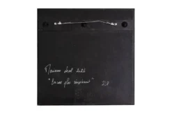 Paire de panneaux en marqueterie de paille rouge et or. Contemporain.