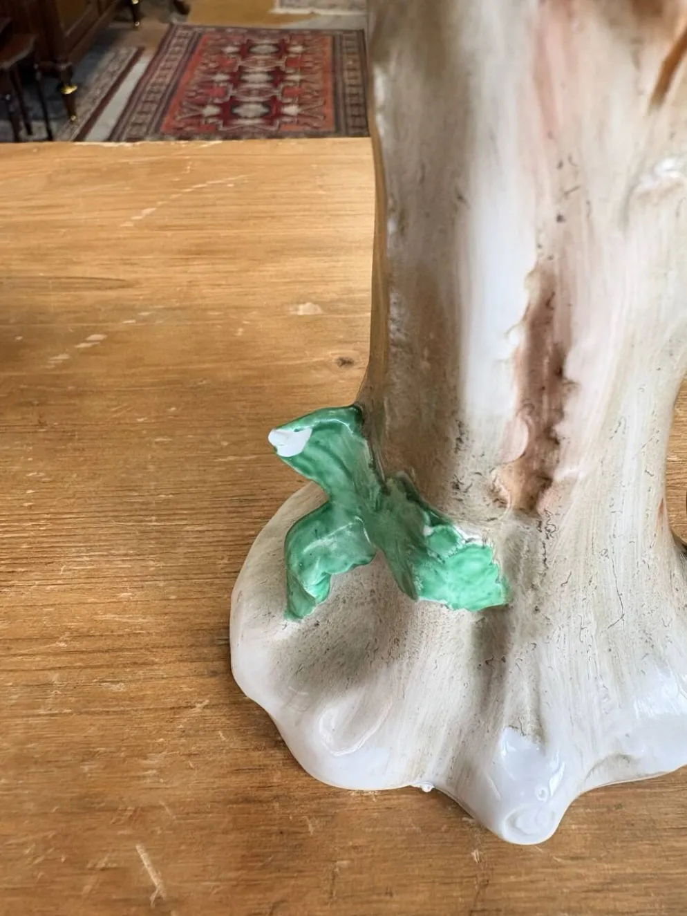Paire de perroquets en porcelaine Sitzendorf – Allemagne