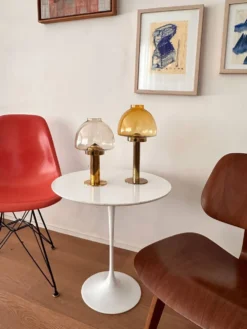 Paire de photophores en laiton Hans-Agne Jakobsson L102/32, Suède, 1970