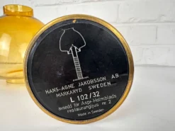 Paire de photophores en laiton Hans-Agne Jakobsson L102/32, Suède, 1970