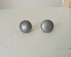 Paire de poignées bouton de meuble ancien