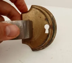 Paire de poignées de meuble anciennes art déco années 30/40
