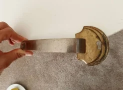 Paire de poignées de meuble anciennes art déco années 30/40