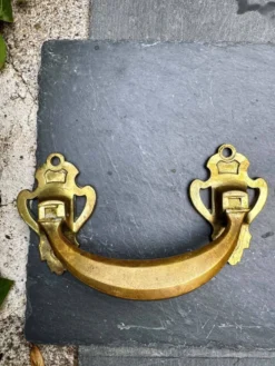 Paire de poignées en bronze signé L.PINET Art Nouveau