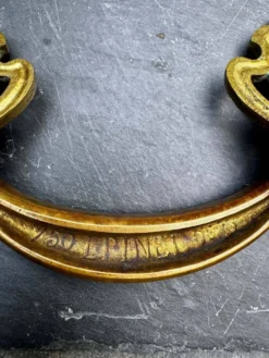 Paire de poignées en bronze signé L.PINET Art Nouveau