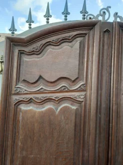 paire de porte d armoire ancienne en chene