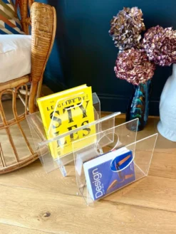 Paire de porte-reçues en plexiglas