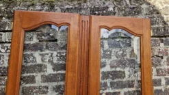 Paire de portes vitrées chene