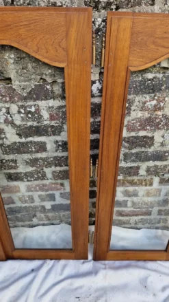 Paire de portes vitrées chene