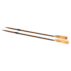 Paire de rames anciennes en bois