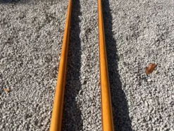Paire de rames anciennes en bois