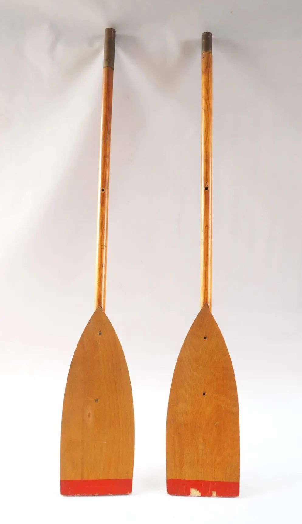 Paire de rames en bois anciennes