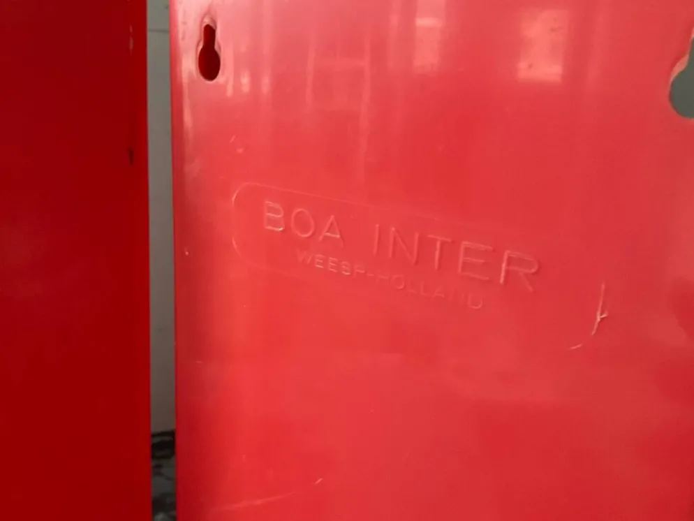 Paire de range vinyles Boa Inter Holland années 70