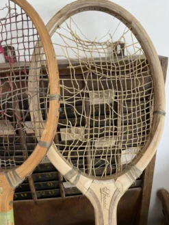 Paire de raquette de tennis vintage