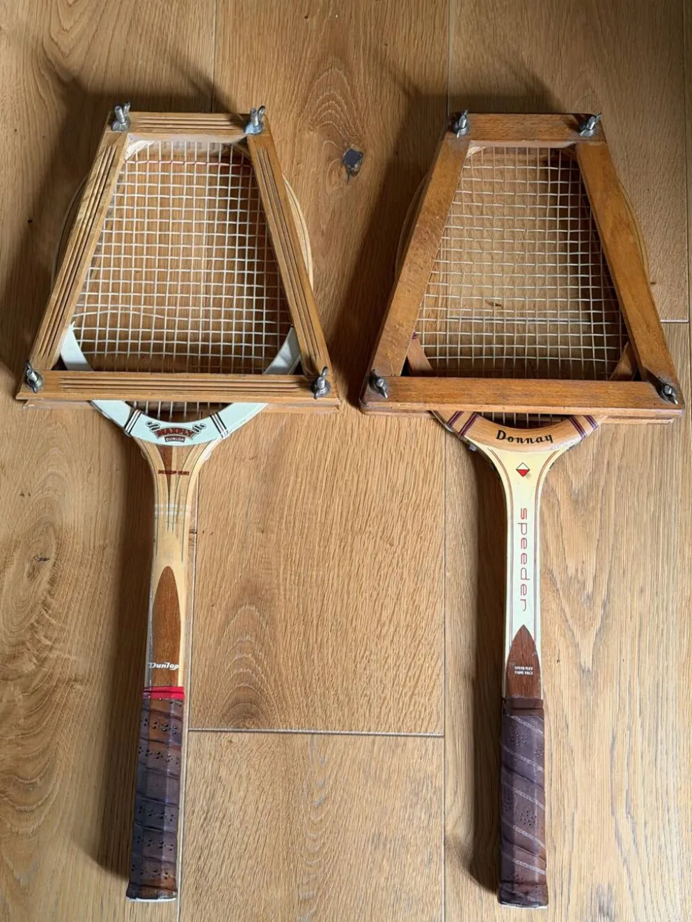 Paire de raquettes tennis 1960