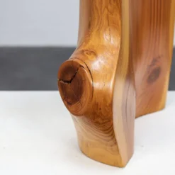 Paire de sculptures en pin par Ineke van Zuuren, années 1970