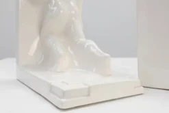 Paire de serre-livres en céramique par Godofridus Boonekamp pour Plateelbakkerij Schoonhoven.