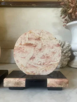 Paire de serre-livres en marbre et onyx Art déco