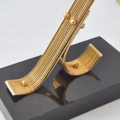 Paire de serre-livres Gold Starry vintage 1960