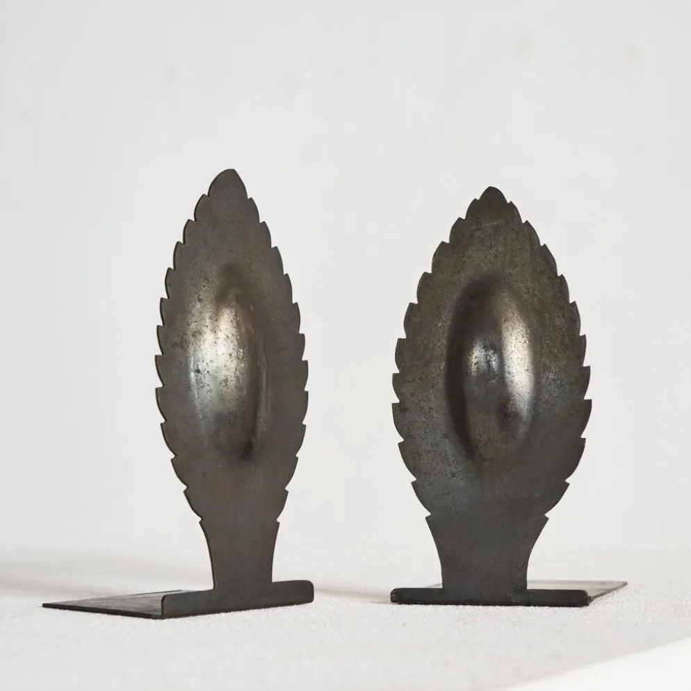 Paire de serre-livres sculpturaux Art déco 1930