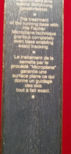 Paire de skis vintage