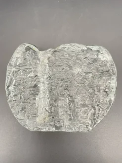 Paire de soliflores en verre glacé, Allemagne, années 1970