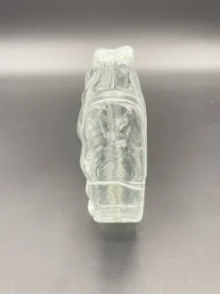 Paire de soliflores en verre glacé, Allemagne, années 1970