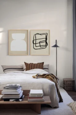 Paire d’estampes, ensemble d’art mural abstrait de deux, 50x70cm