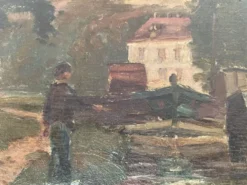 Paire de tableaux anciens