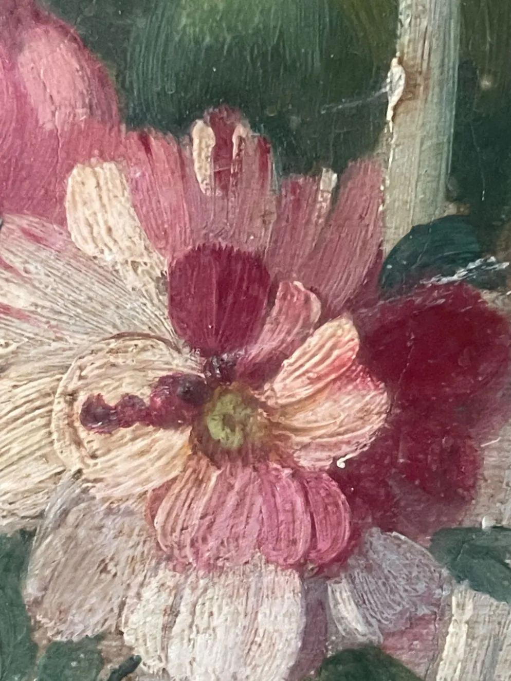 Paire de tableaux, natures mortes fruits et fleurs