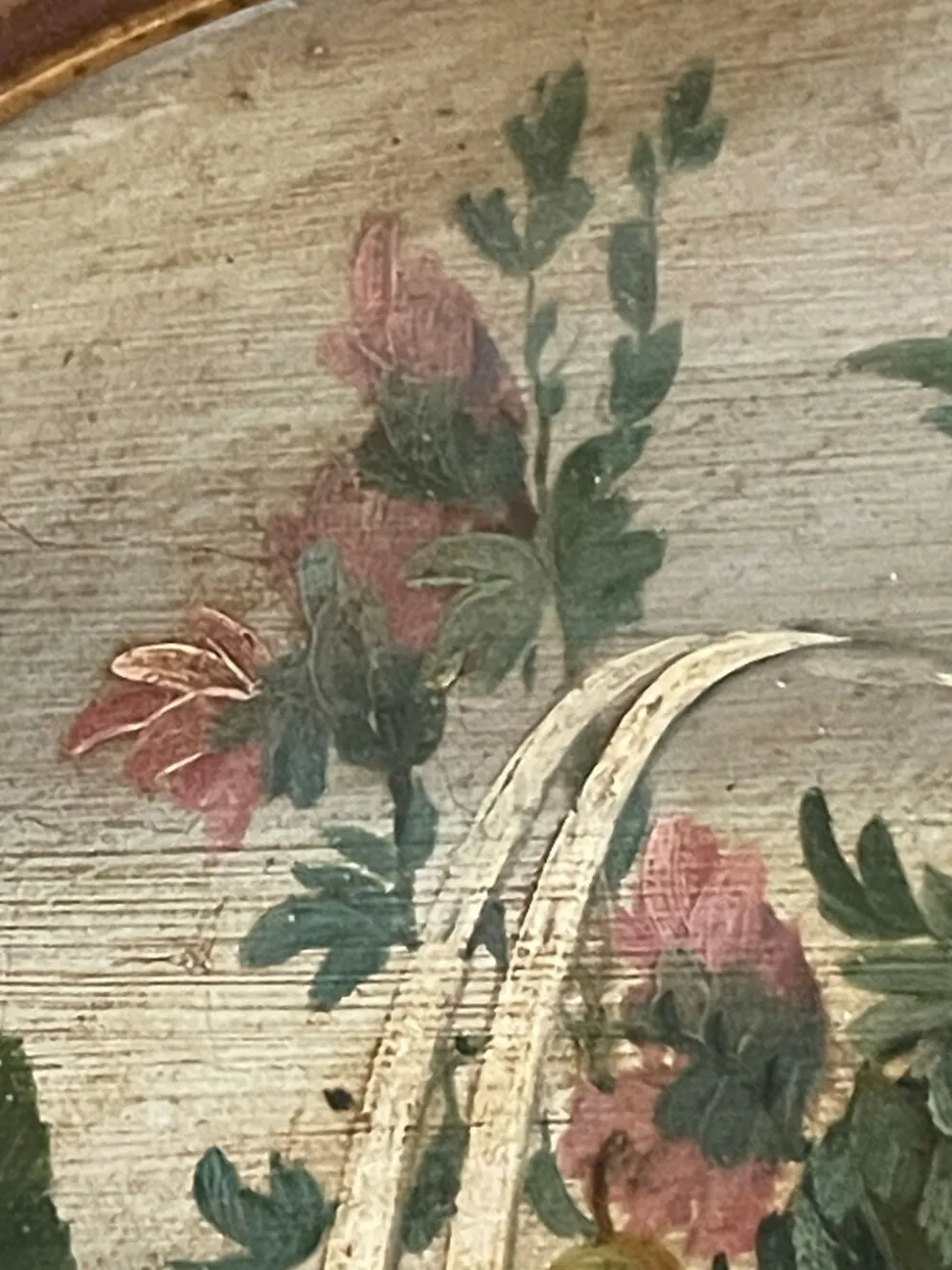 Paire de tableaux, natures mortes fruits et fleurs