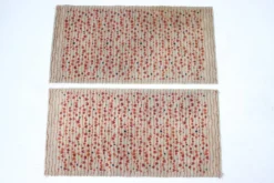 Paire de tapis / moquettes abstraits modernistes, années 1960